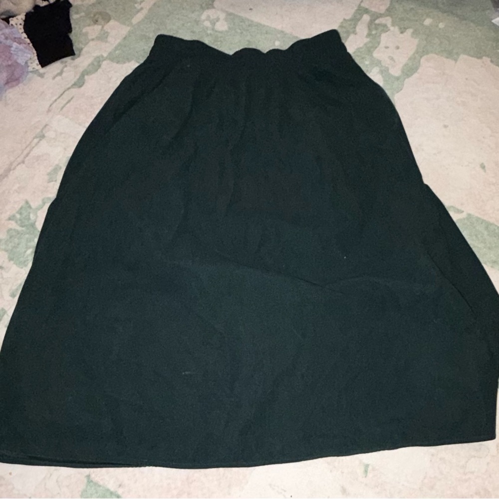 Elegant Dark Green Women's Skirt
